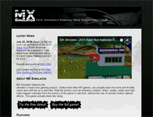 Tablet Screenshot of mxsimulator.com